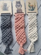 Zakładka do książki makrama