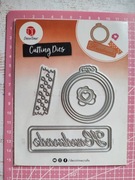 Wykrojnik metalowy scrapbooking do maszynki DecoTime handmade tamborek