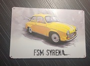 Tablica ozdoba garażu FSM Syrena
