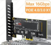 Karta rozszerzeń adapter dysku SSD M.2 Nvme PCIE  x1 + radiator SSD m2