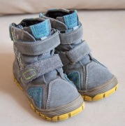 Buty BARTEK trzewiki ocieplane chłopięce szary 25