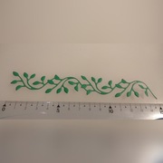 Scrapki, wycinanki. Długa gałązka liści. DIY