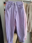 Spodnie boyfriendy z wysokim stanem