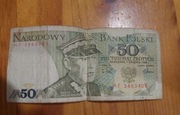 50 złotych z 1988 seria HF