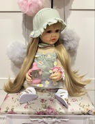 Cudna lalka reborn w przebraniu kwiatka idealny prezent