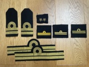 Dystynkcje ppor mar komplet rekawy plaszcz czapka garnizonowa