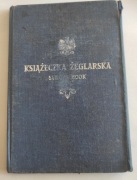 Książeczka żeglarska II RP. SS Polonia 1937 rok