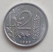 San Marino - 2 lira - 1989r. 
