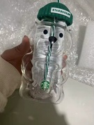 Starbucks Bearista kubek szklany miś Walentynki