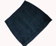 Zara Basic czarna, krótka spódniczka o linii A, mini, rozmiar L, 40