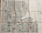 Mapa Kiel-Schlezwik Morze Bałtyckie 1933 r