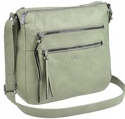 COVERI torebka listonoszka skóra ekologiczna zielony