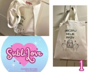 Stylowa ekotorba z nadrukiem na sprawunki