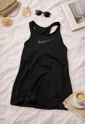 Nike czarna koszulka sportowa bokserka Top | dry-fit | fitness | basic