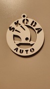 Zawieszka Skoda hdf  czarno biała dodatek