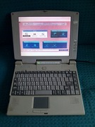 Stary retro laptopa Hyperbook Pentium 120MHz RAM 16MB CDROM FDD dźwięk!