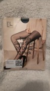 Rajstopy H&M rozmiar XL czarne Tights Semi Shiny 20 Denier 2 pack dwupak