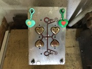 Forma do wtryskarki - brelok serduszko pod lizaka 