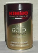 KAWA - PUSZKA PUDEŁKO PO KAWIE KIMBO ESPRESSO ITALIANO - METAL