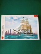 Puzzle ze statkiem na morzu - 500 elementów