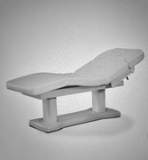 Leżanka kosmetyczna elektryczna – szeroka, stabilna, regulowana pilotem 