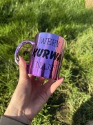 Kubek lustro fioletowy 330 ml Wery kurwa najs