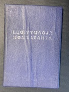 Legitymacja kombatancka Katowice Komarówka wojna obronna 