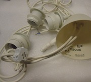 Oprawka z kablem Ikea Hemma   biała