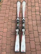 Narty zjazdowe Salomon Scrambler 55 - dł. 155 cm + kije Alpina