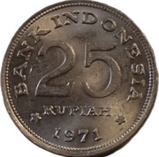 Indonezja 25 rupii z 1971 roku - OBEJRZYJ MOJĄ OFERTĘ