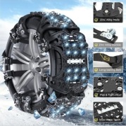 Łańcuchy śniegowe samochodowe uniwersalne 6szt szybki montaż 165-285mm