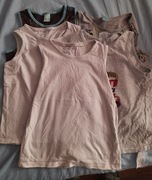 Zestaw 5 podkoszulek chłopięcych w rozmiarze 122/128