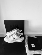 Buty Karl Lagerfeld Kapri Mens - białe sneakersy rozmiar 42 - KL52578 Neo