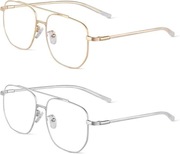 ACWOO Okulary z filtrem niebieskiego światła zestaw 2 okularów