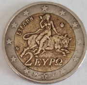 Moneta 2euro-destrukt