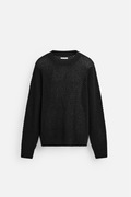 Zara Man sweter z ażurowej tkaniny strukturalnej XL