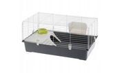 Klatka GUINEA 100 dla Królika Świnki Gryzonia - Szara - DUŻA