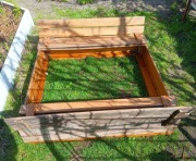 Piaskownica drewniana rozkładana