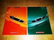 2 ulotki Daewoo-FSO (Lanos, Nubira) j.polski!