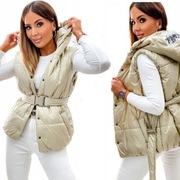 Bezrękawnik z kapturem