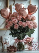 Zestaw balonów w kształcie serca