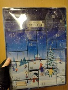 Kalendarz adwentowy z wioską świąteczną