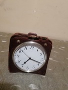 PRZEDWOJENNY SPRAWNY ZEGAR  PODRÓŻNY Z ALARMEM 