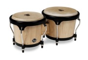 LP Aspire 6 3/4 i 8 cali, bongosy naturalne ze stojakiem Meinl TMB Bongo