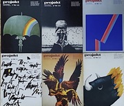 Czasopismo "Projekt" rocznik 1979 (6 numerów + 3 plakaty)