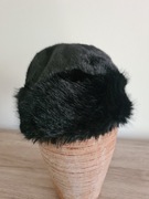 Czapka toczek sztuczne futerko r.57