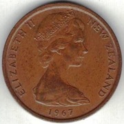 Nowa Zelandia 1 cent 1967 - 17,5 mm nr 4