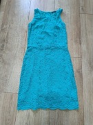 Lascana zielona sukienka koronkowa XS 34