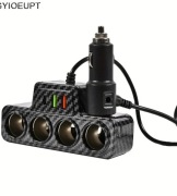 Rozdzielacz gniazda zapalniczki samochodowej 4 wejścia USB i USB C 