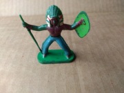 Żołnierzyk prl indianin z tarcza